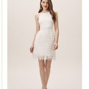 Aidan Mattox Fringe Promenade Dress BHLDN size 2